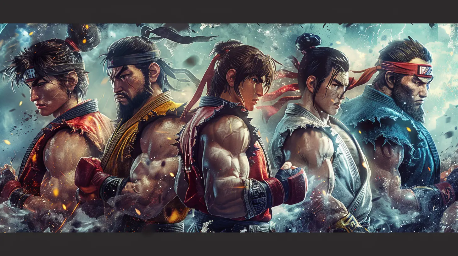 Evolution of Fighting Game Mechanics Through the Generations