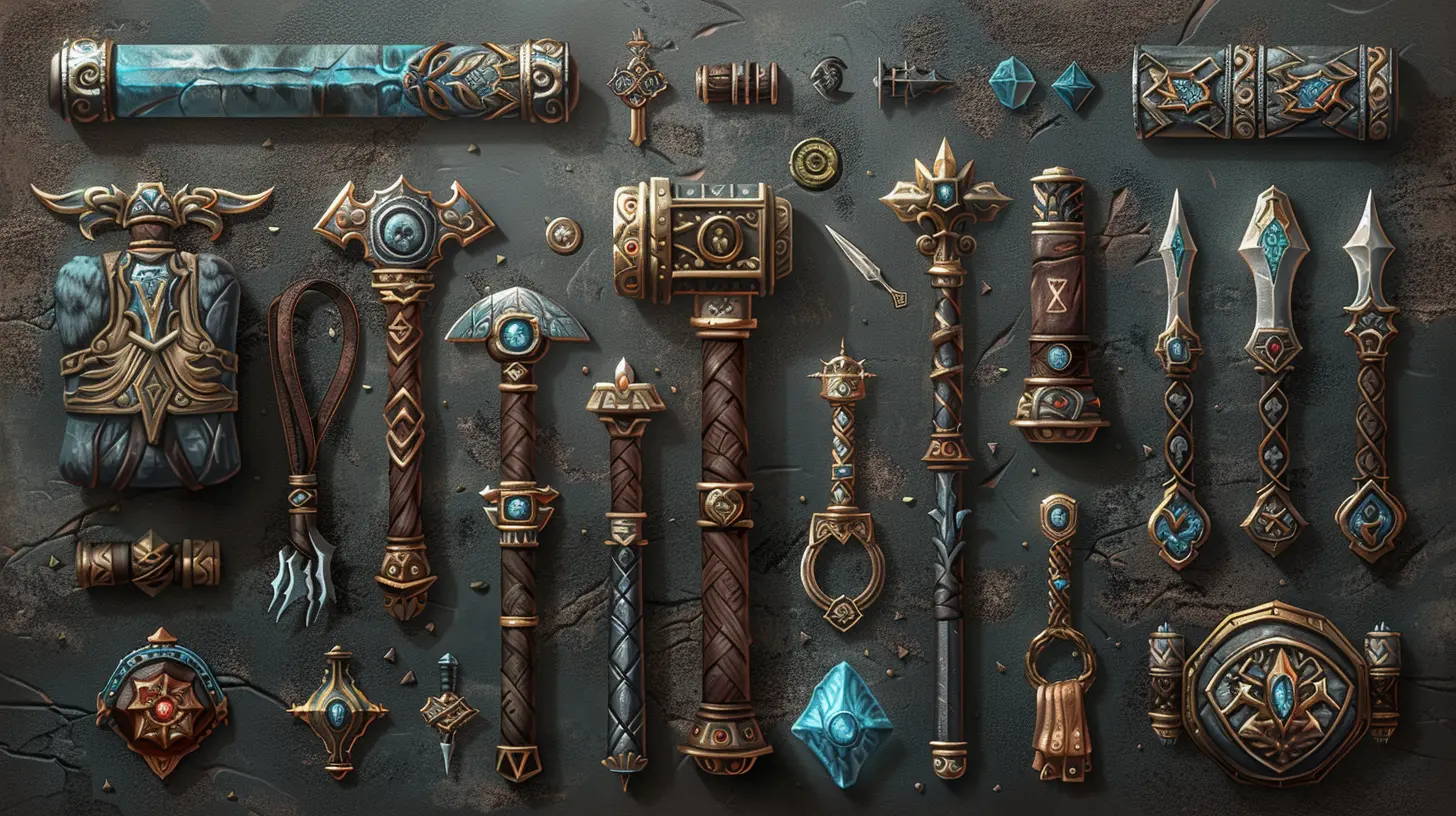 The Art of Forging: Legendary Items Crafted from Mythic Materials