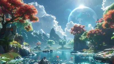 Nonlinear Game Worlds That Reward Curiosity