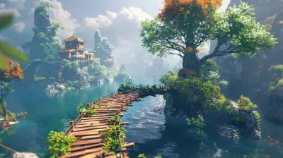 Nonlinear Game Worlds That Reward Curiosity