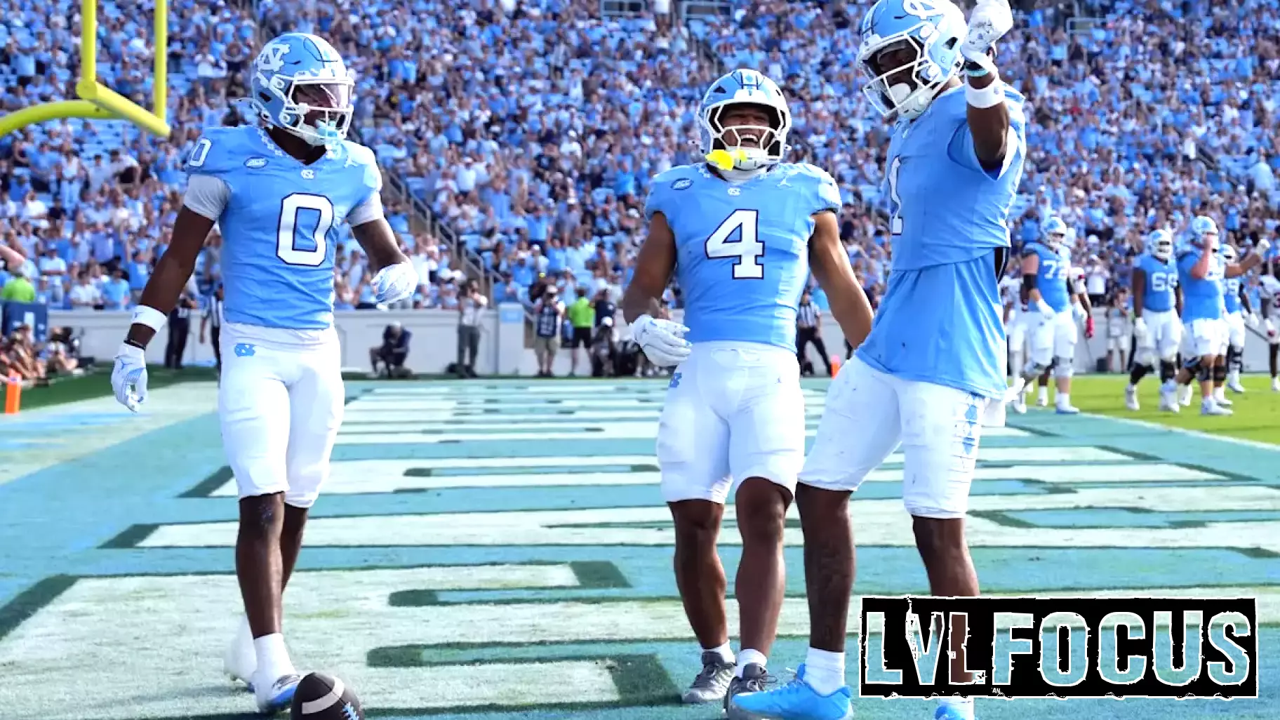 What is UNC's rating in EA Sports' College Football video game?