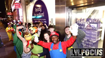 Gamers Flock to Stores for the New Console Release